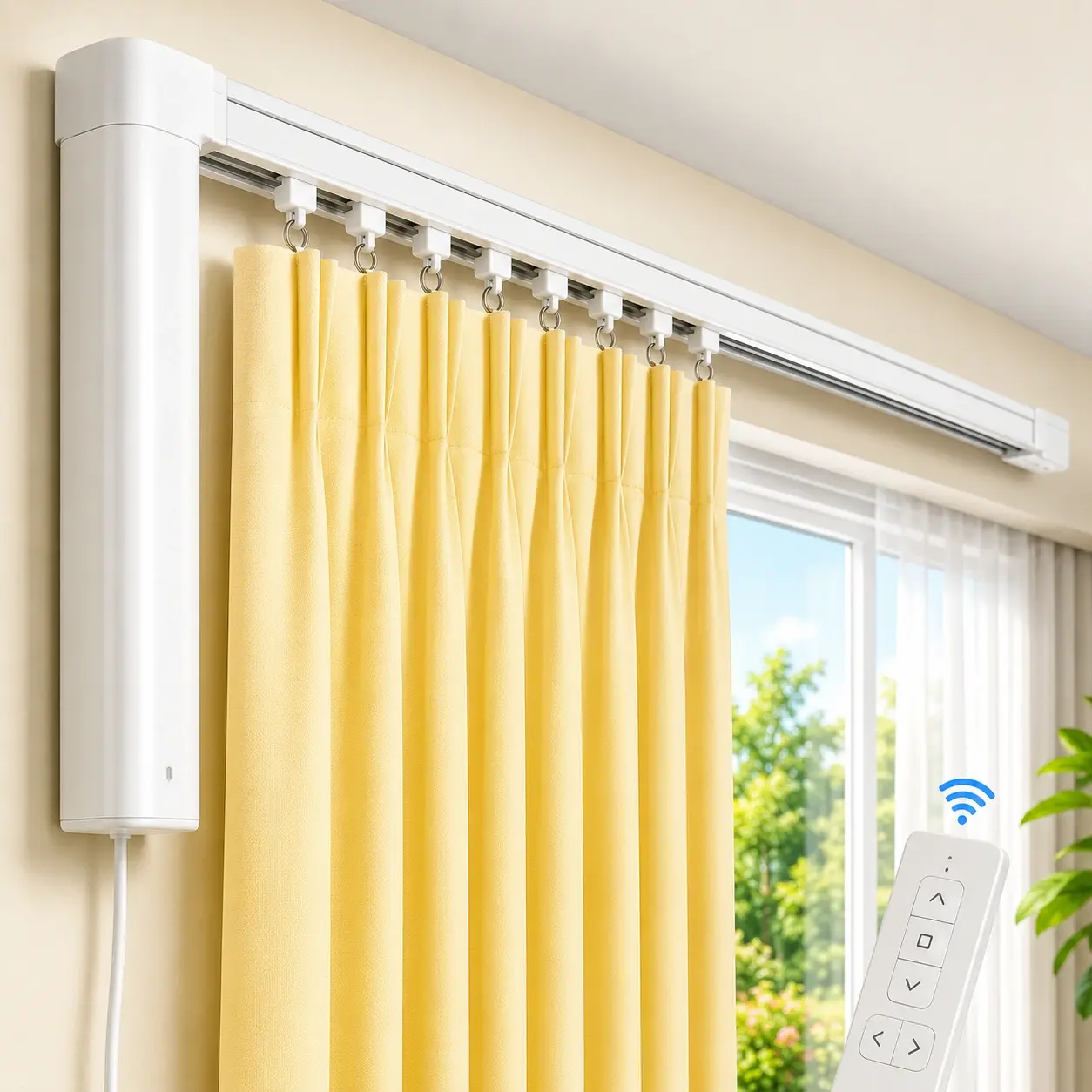 Motorized Automatic Curtain Tracks Noida Extension